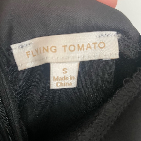Flying tomato black jumpsuit size small - Picture 3 of 4